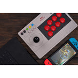 Manette de jeu arcade stick 8bitdo (gris)