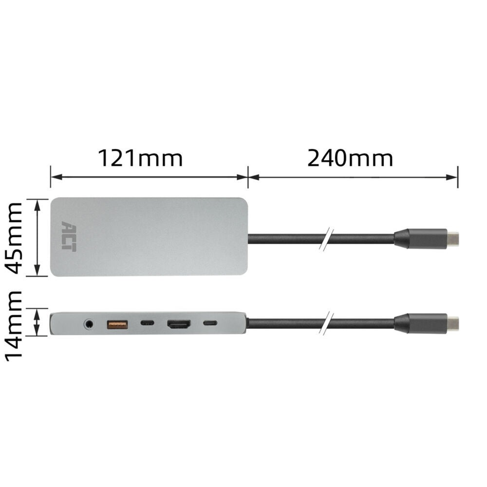 Station d'accueil Act Connectivité USB-C 4K 8K 60Hz