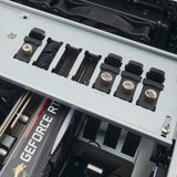 Boîtier rack Silverstone rm44 (noir | 4u | usb type-c | 2x ventilateur de boîtier 80 mm inclus)