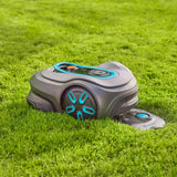 Gardena – ensemble complet de système d'irrigation par pipeline solaire, aquaprecise pour système d'arrosage de pelouse (gris turquoise)