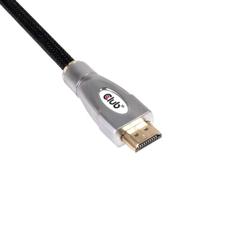Câble Club 3D HDMI 2.0 (noir argent, 5 mètres, 4K 60Hz)
