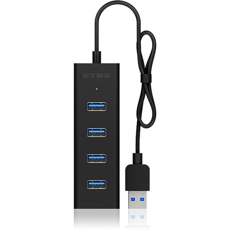 Boîte glacée ib-hub1409-u3 hub USB 4 ports (noir)