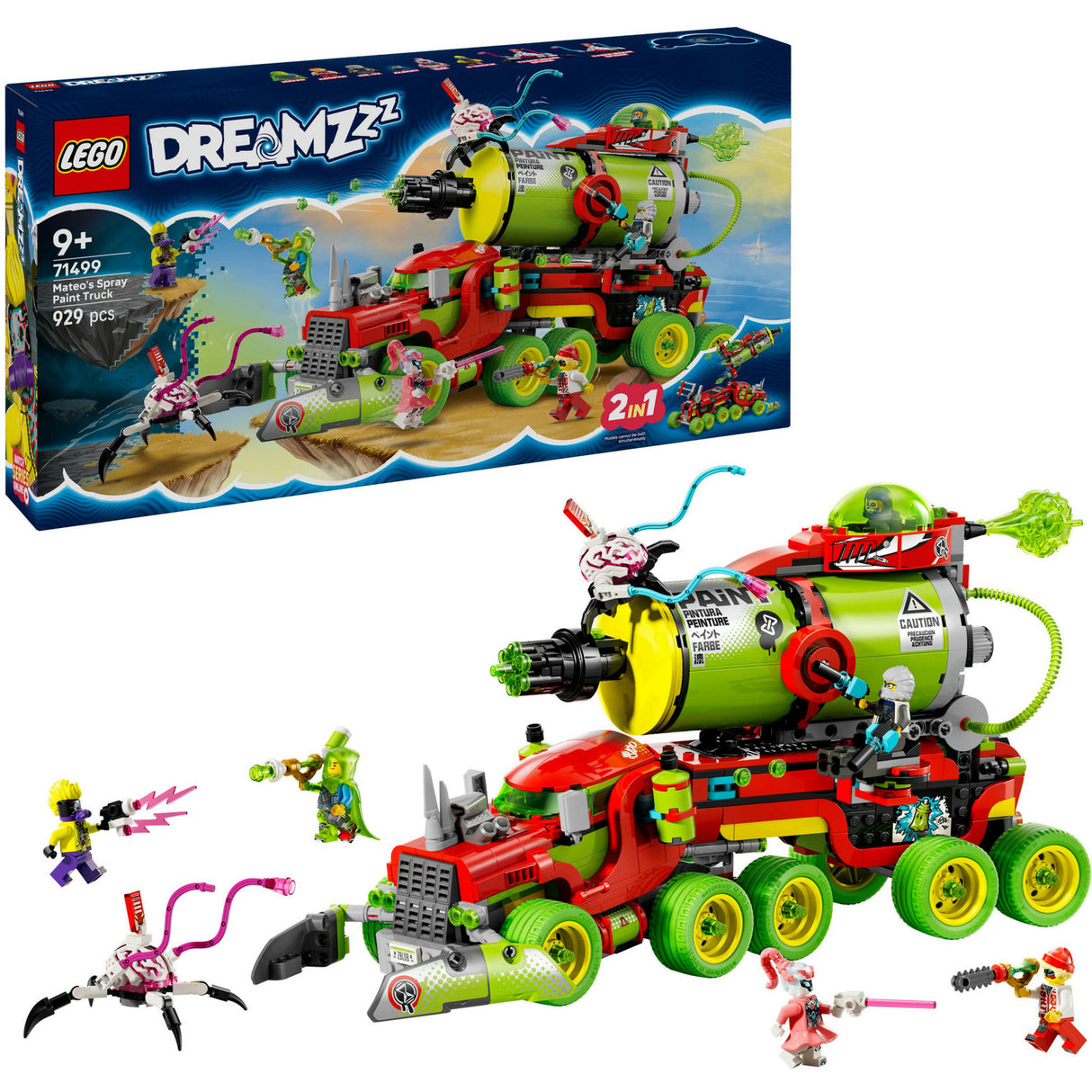 Lego dreamzzz 71499 Le camion aérosol de Mateo