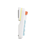 Mchose K99 Horizon Orange Hyacinth Clavier mécanique RVB sans fil avec joint d'étanchéité (blanc, disposition américaine (Qwerty), KTT Hyacinth, RVB, Hot Swap, Double-Shot PBT, sans fil | Bluetooth | USB-C)