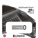 Clé USB Kingston data traveler kyson 64 go (argent, dtkn 64 go)