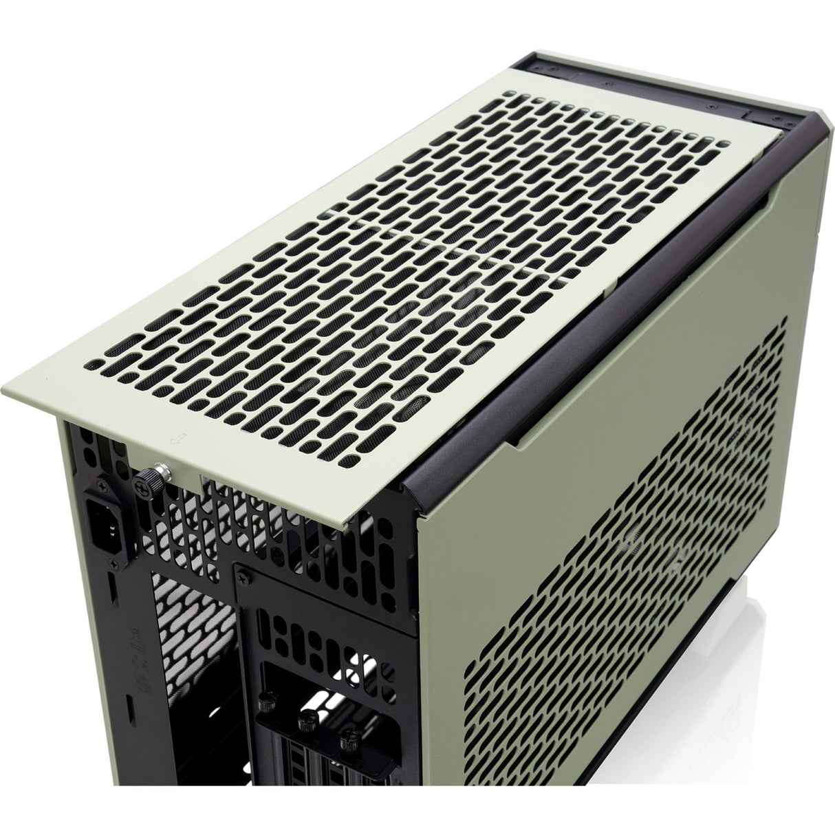 Thermaltake tr100 ws matcha green mini tower behuizing (lichtgroen | 2x usb-a | 1x usb-c)