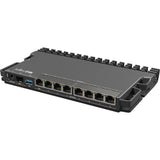 Routeur robuste Mikrotik rb5009 (rb5009upr+s+in) (noir, processeur marvell armada 7040, poe, sfp+)