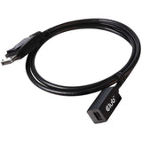 Câble d'extension Club 3d mini displayport > displayport 1.4 (mâle) (noir, 0,1 mètre)