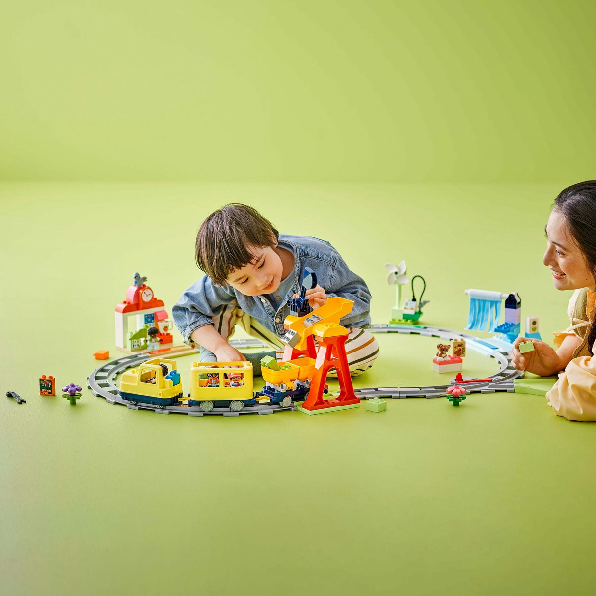 Lego Duplo Town 10428 grand train de quartier interactif