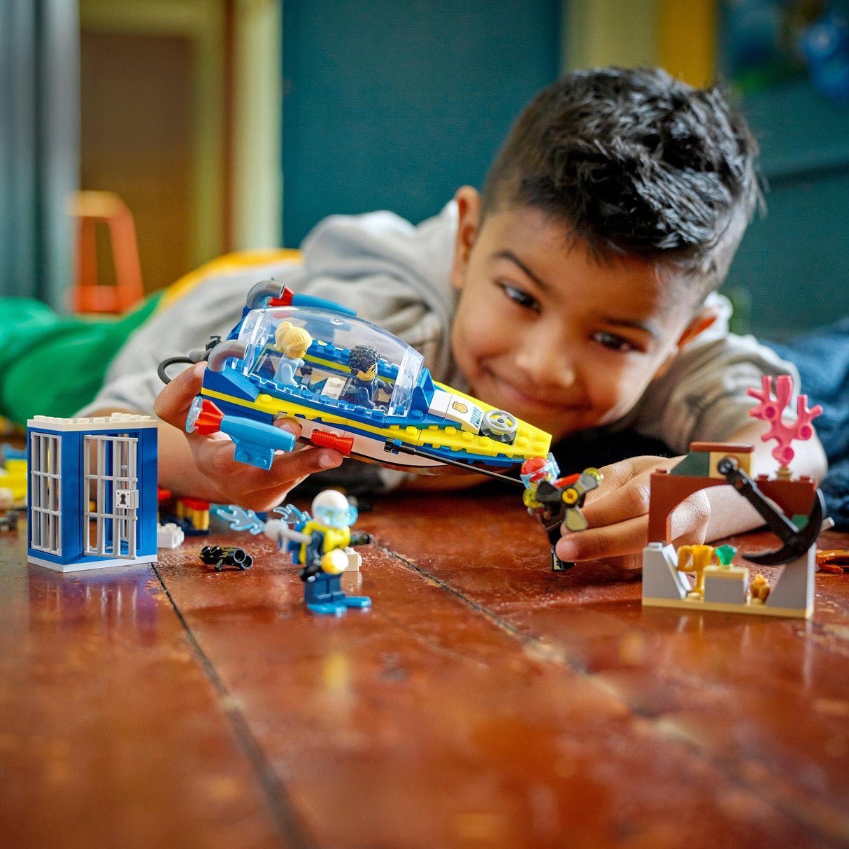 Lego City - Jouet de construction Missions de détective de la police aquatique (60355)