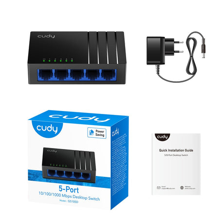 Commutateur de bureau Gigabit à 5 ports Cudy