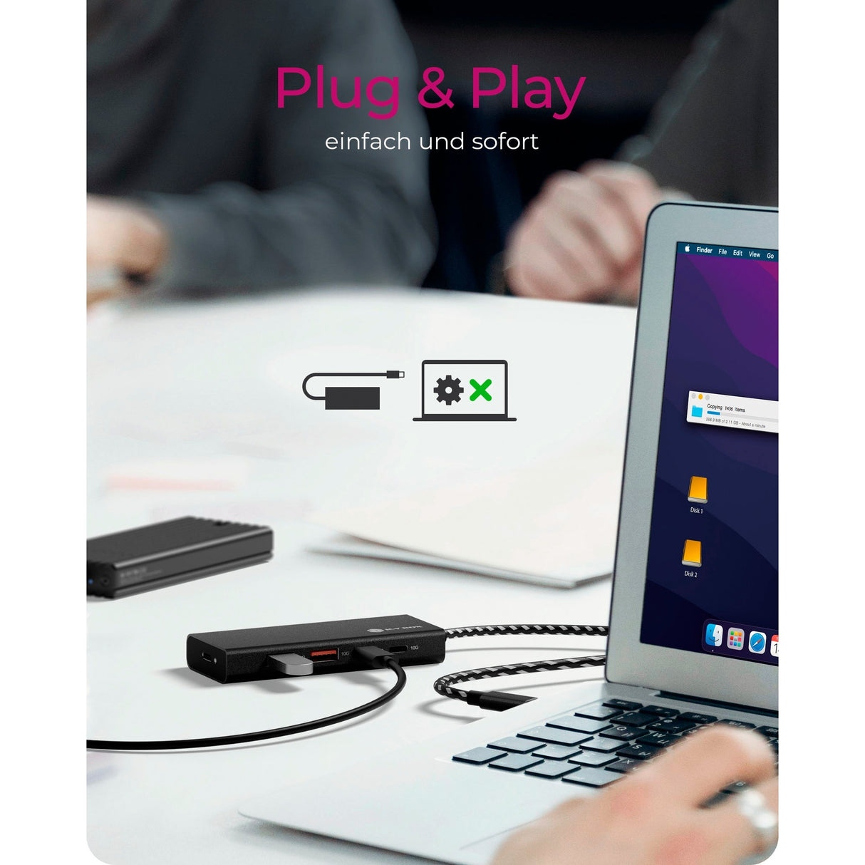 Hub ICY BOX 4 ports avec USB-C 3.2 Gen 2