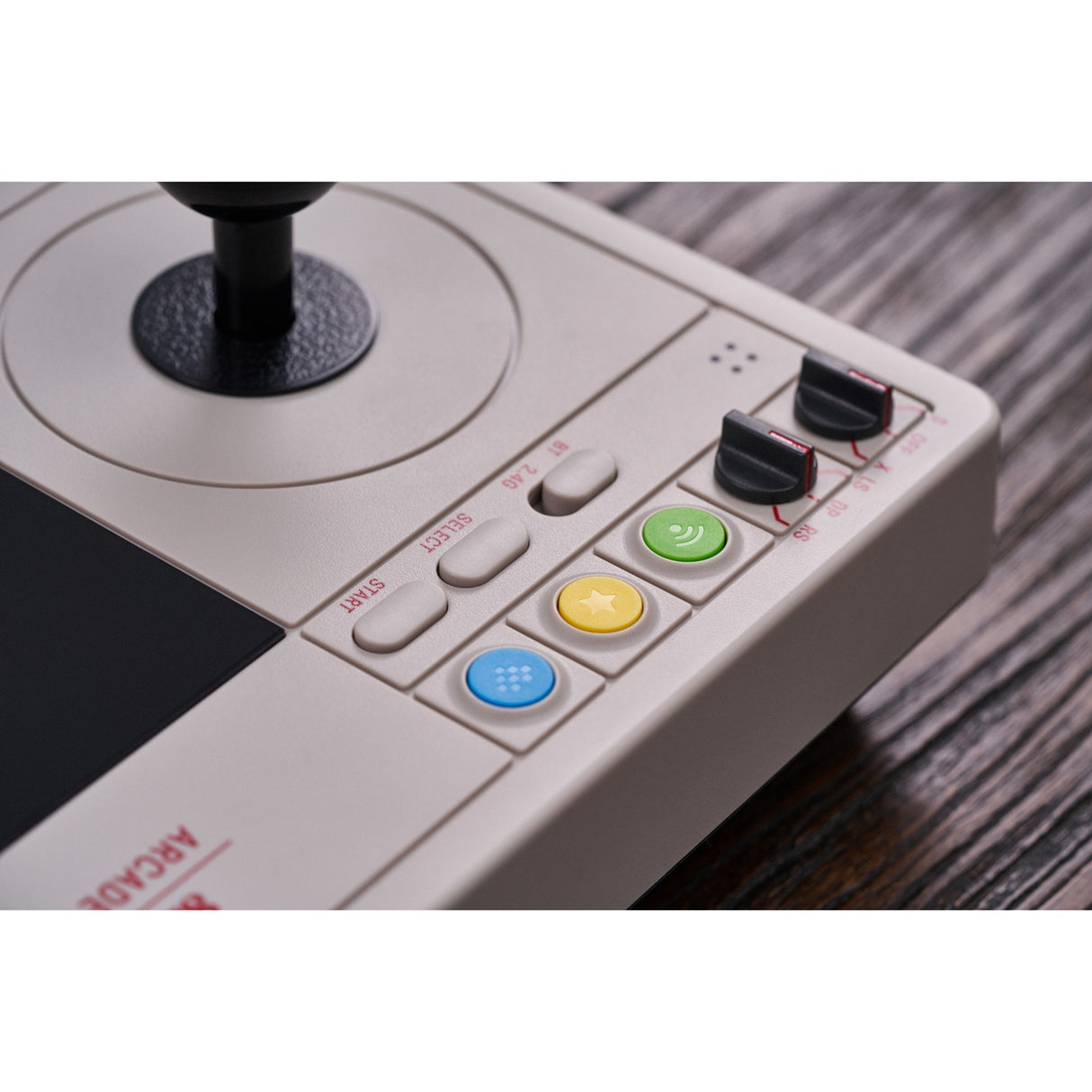Manette de jeu arcade stick 8bitdo (gris)
