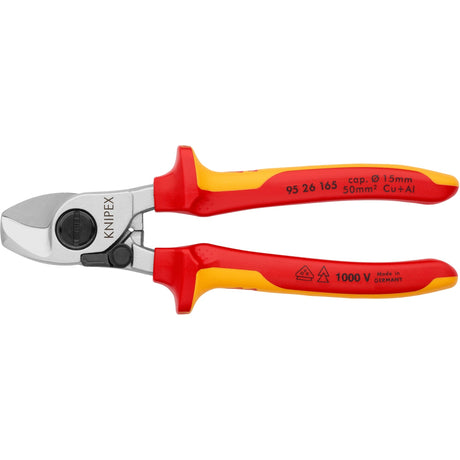 Knipex 95 26 165 coupe-câble 165mm avec ressort d'ouverture vde