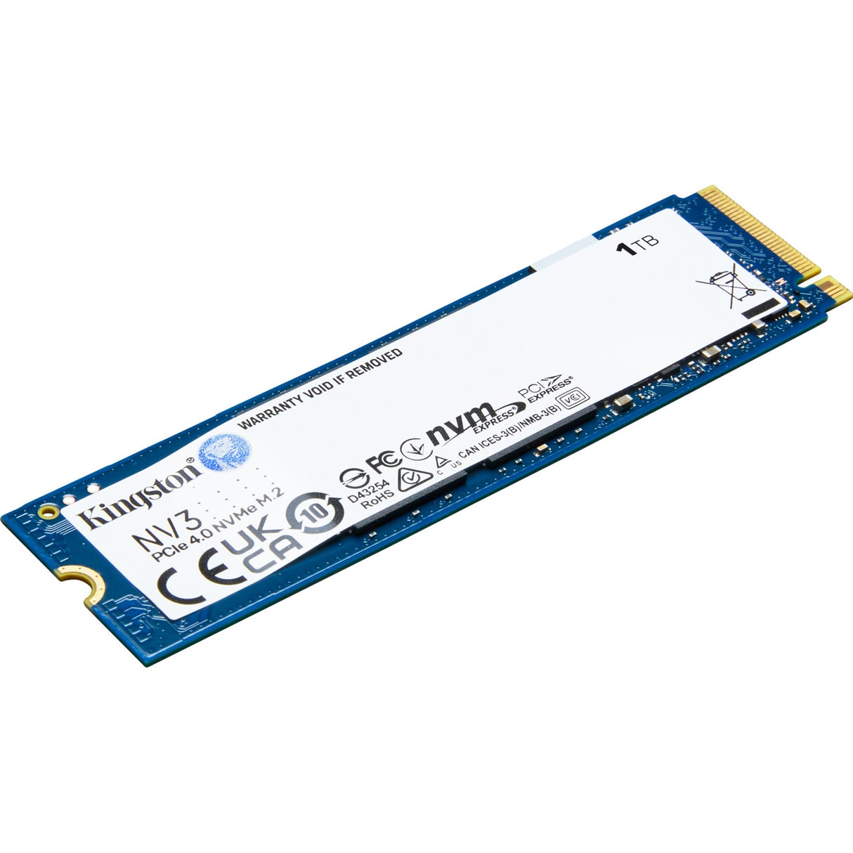 Technologie Kingston snv3s 1000g 1000g nv3 m.2 2280 nvme ssd, 1 To, m.2, 6000 Mo s