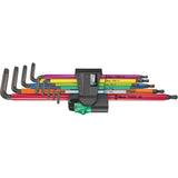 Wera jeu de clés hexagonales torx 967 9 tx xl multicolore 1 (9 pièces, torx t8 à t40)