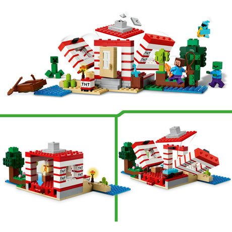 Lego ® Minecraft® La maison de la jungle TNT, ensemble de jeu vidéo - 21275