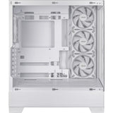 Boîtier tour midi Asus a31 plus (blanc | 2x USB-A | 2x USB-C | verre trempé)
