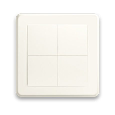 Shelly blu wall switch 4 + gira merten adapter schakelaar (wit, bluetooth 4.2)