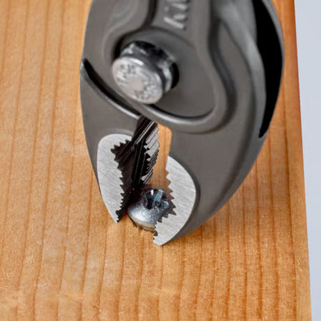 Pince à poignée avant Knipex | longueur 200 mm | gaines polies multi-composants | phosphaté noir | 1 pièce - 82 02 200 - 82 02 200