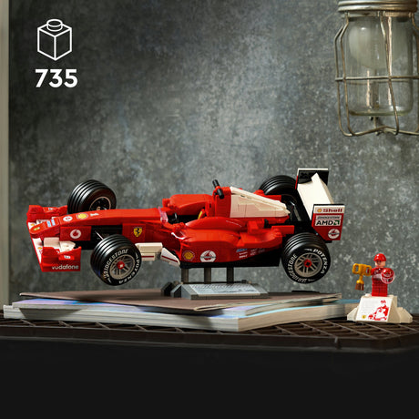 Lego icons ferrari f2004 en michael schumacher - 11375
