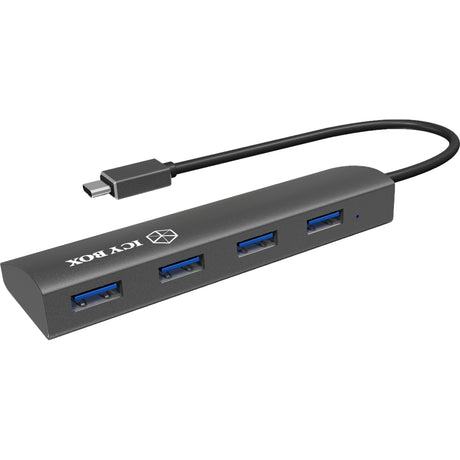 Icy box ib-ac6405-c hub usb (anthracite, hub usb type-c)