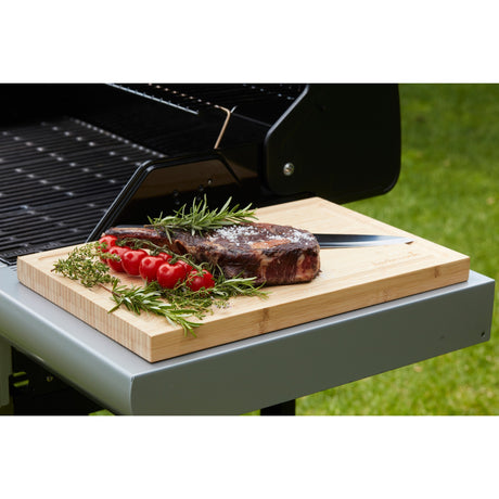 Planche à découper en bambou Barbecook avec canal à jus