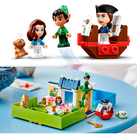 Lego Disney - Jouet de construction d'aventure dans le livre de contes de Peter Pan Wendy (43220)