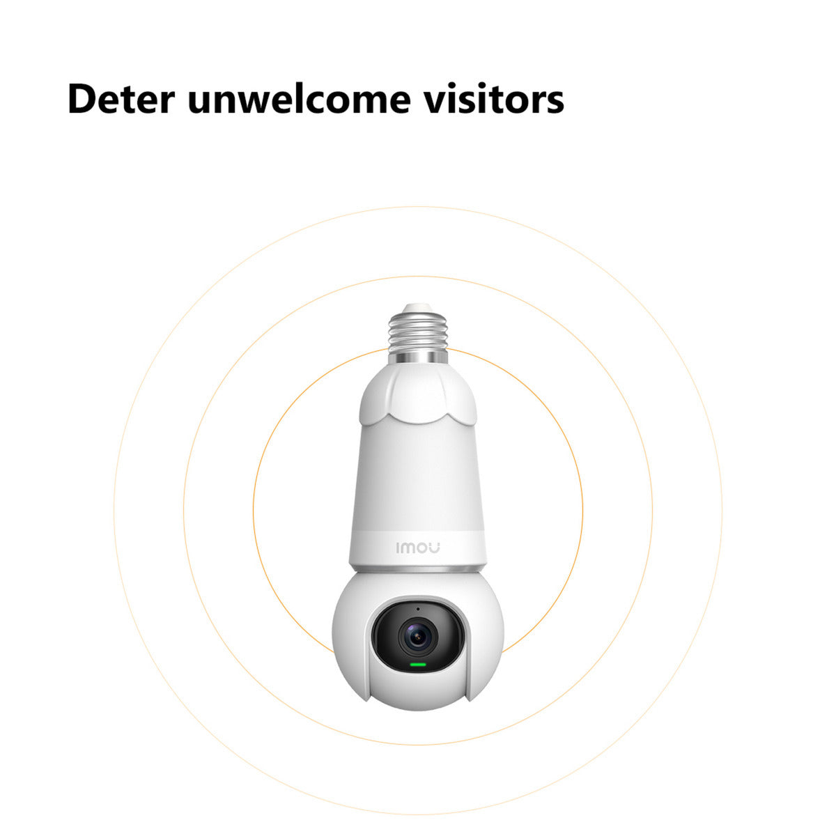 Caméra de sécurité Imou bulb cam 2k (blanc, raccord à vis universel e26 e27)