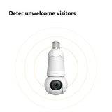 Caméra de sécurité Imou bulb cam 2k (blanc, raccord à vis universel e26 e27)