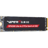 Patriot vp4300l1tbm28h viper vp4300 lite ssd, 1 to, m.2 2280, pcie gen4 x4, 7 400 mo s, 800 000 iops