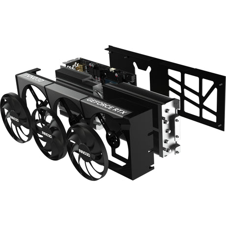 Inno3d n50803-16d7x-17603930 geforce rtx 5080 x3 oc, atx, 16 go, gddr7, 256 bits, 960 go s, pcie5, 360w