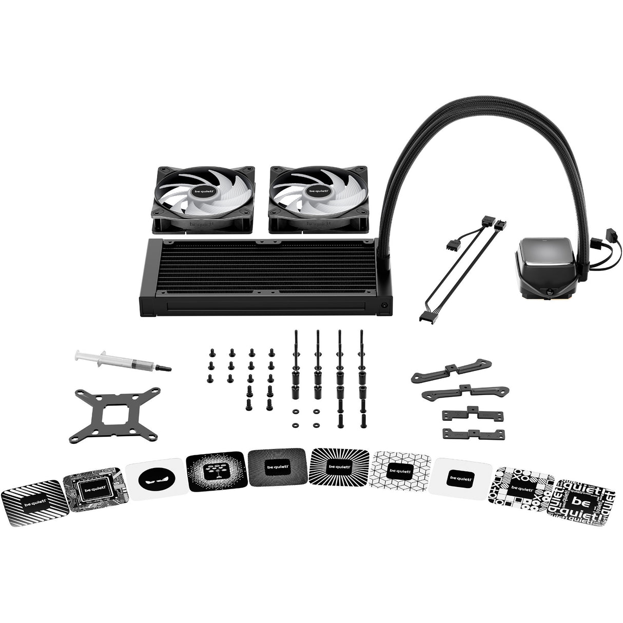 Soyez silencieux! refroidissement par eau pure loop 3 lx 240 (noir, pwm)