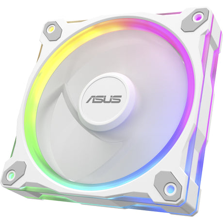 Asus prime mr120 argb reverse fan - triple pack ventilateurs de boîtier (blanc, 3 pièces, 120 x 120 x 28 mm, 3 pièces)