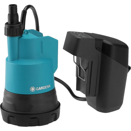 Gardena produits pompe submersible à batterie 2000 2 clair 18v p4a solo