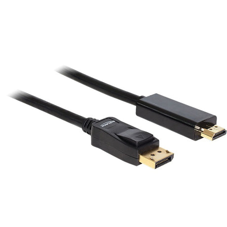 Delock displayport > adaptateur hdmi (noir, 2 mètres)