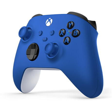 Manette sans fil Microsoft Xbox - Shock Blue (bleu, Bluetooth)