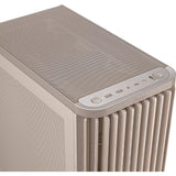 Asus proart pa401 wood edition - mesh panel midi tower behuizing (beige houtkleur | 2x usb-a | 1x usb-c)