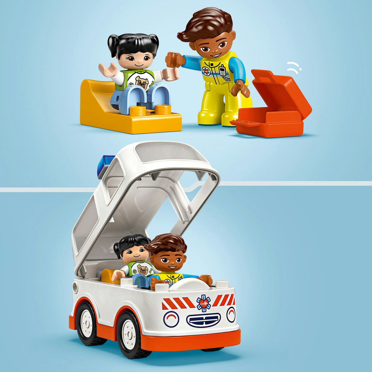 Lego Duplo Town 10447 ambulance avec chauffeur
