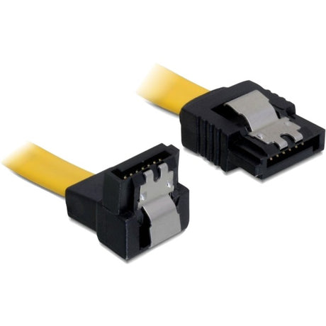 Delock câble sata mâle droit > sata mâle coudé (jaune, 0,5 mètre)