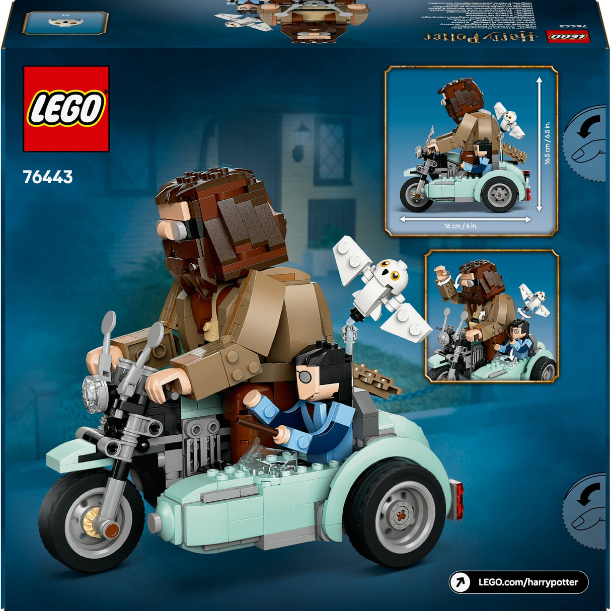Lego Harry Potter™ Hagrid™ et la balade magique en moto de Harry - 76443
