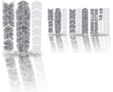 Unleazhed Unscratch - Film de protection de cadre Monstera noir mat