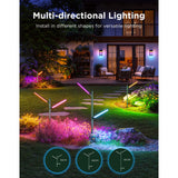 Govee lumières de jardin extérieures éclairage de jardin intelligent matière rgbww 2 pièces