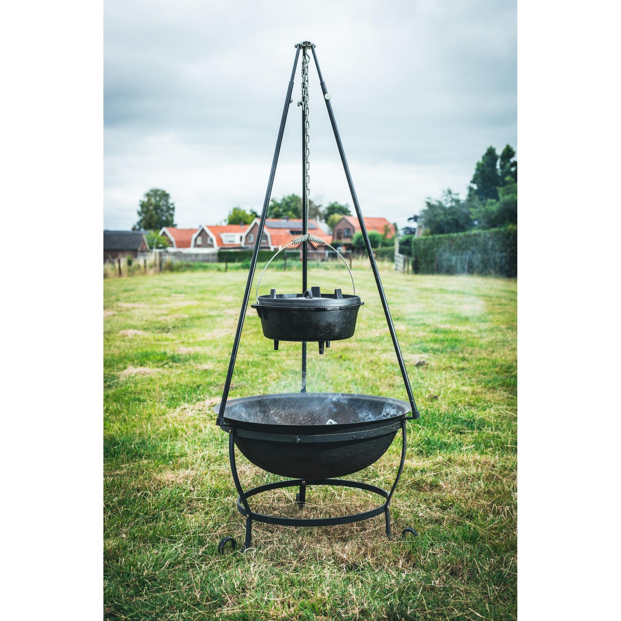 The Windmill Dutch Oven Poêle de cuisson 6 qt (noir, ø 31,5 cm | 5,9 litres)