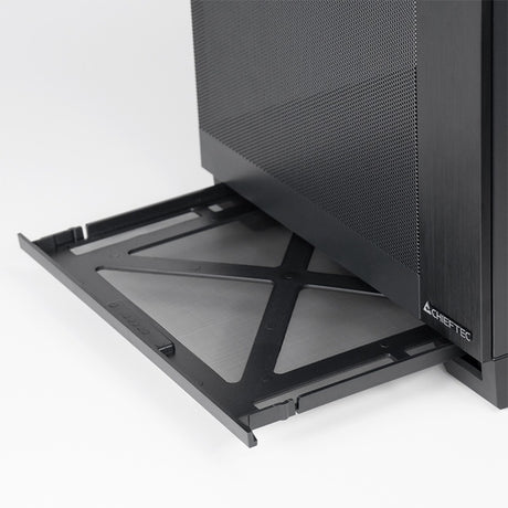 Boîtier Chieftec Visio Air Midi Tower (noir | 2x USB-A | 1x USB-C | verre trempé)