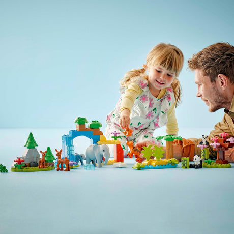 Lego duplo town 10446 familles 3 en 1 d'animaux sauvages