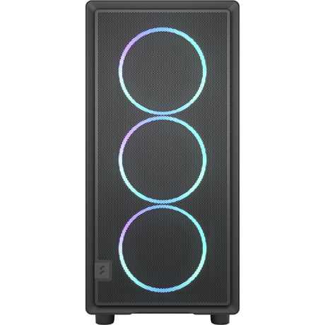 Fractal design époque xl tg rgb boîtier tour midi (noir | 2x usb-a | 1x usb-c | rgb | verre trempé)