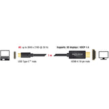 Dellock USB-C (mâle)> HDMI (mâle) (mode DP ALT)