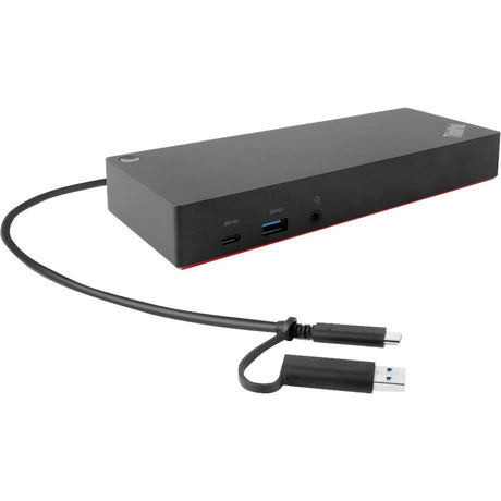 Station d'accueil Lenovo hybride dock 135w (noir)
