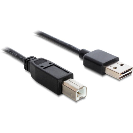 Delock câble easy-usb-a 2.0 mâle > usb-b 2.0 mâle (noir, 0,5 mètre)